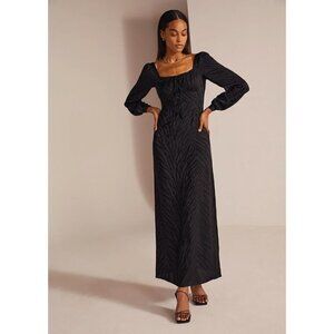 Favorite Daughter The One That Got Away Black Zebra Jacquard Womens Size 10